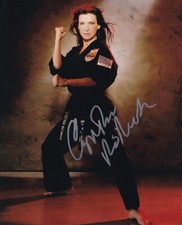 CYNTHIA ROTHROCK signed Autogramm 20x25cm FURY OF THE FIST in Person autograph