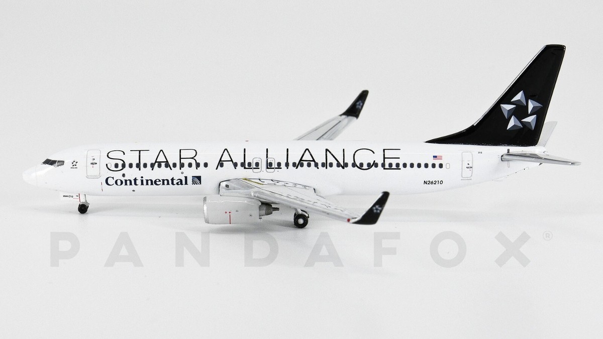 Continental Boeing 737-800 N26210 Star Alliance Gemini Jets Continental Boeing 737-800 N26210 Star Alliance Gemini Jets