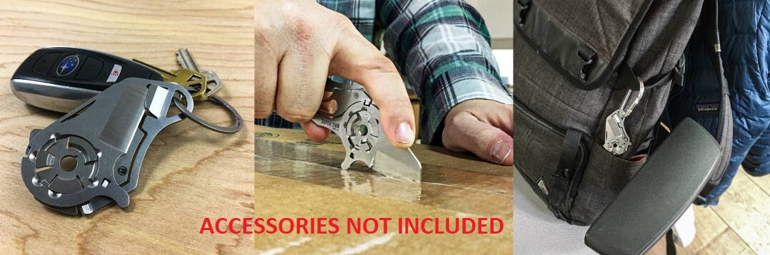 Zootility ST-1 Compact Knife 1.25" Stainless Steel Blade One-Piece Construction