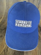 Wheel of Fortune Hat Cap Embroidered BLUE Made in USA VTG #1