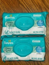 Pampers Aqua Pure Wipes 112 Count by Pampers 2-packets 56 each 112