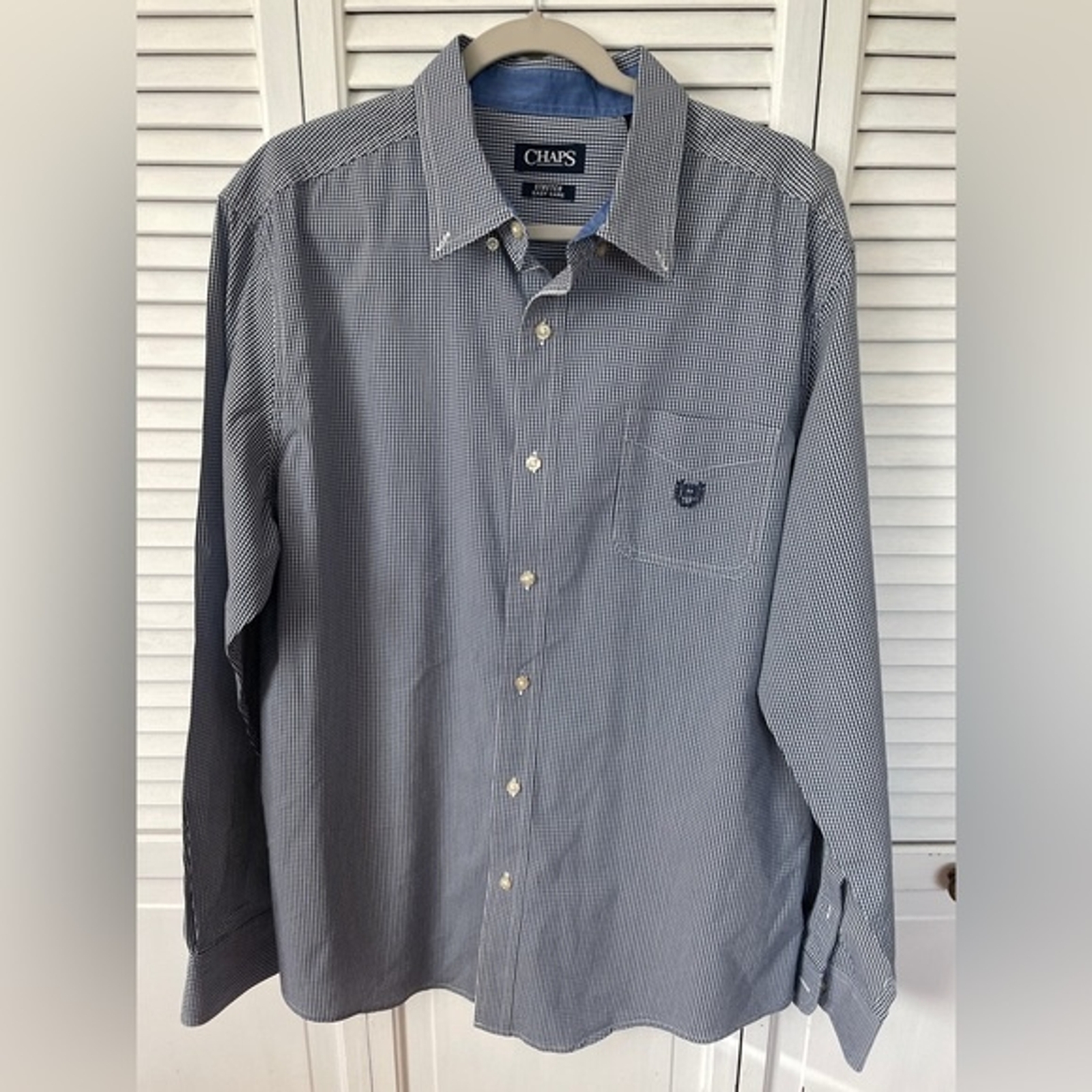 chaps stretch easy care long sleeve shirts