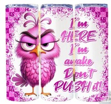 Sarcastic Quote Birds Funny  20oz Tumbler Travel Insulated Mug