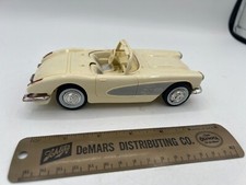 Vintage Smp White 1959 Chevrolet Corvette Convertible Dealer Promo Car