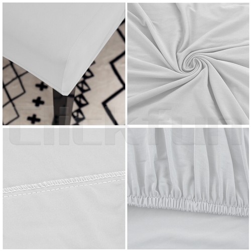Stretch Dining Chair Cover Seat Covers Spandex Washable Banquet Wedding Party - Picture 21 of 59