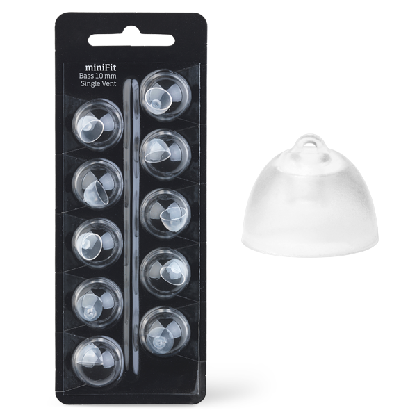 Oticon Hearing Aid Domes 10mm BASS SINGLE VENT Mini Fit. Ask for any