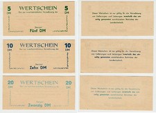 Konvolut DDR Geldscheine