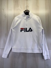 Vintave Style Fila Sweatshirt Logo Front Womens Sz XL-6393