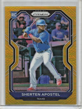 Sherten Apostel 2021 Panini Prizm Gold Prizm Rookie #05/10
