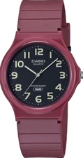 Casio Black Dial Men's Resin Strap Analog Round Wrist Watch MQ-24UC-4BDF