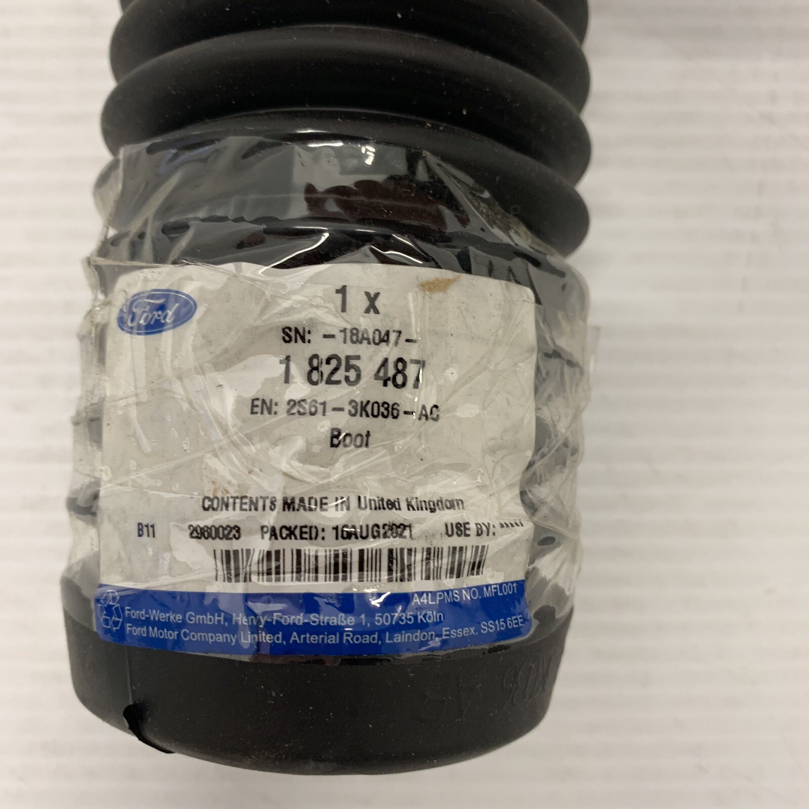 1x Genuine Ford Fiesta 02-08 Mk6 Front Shock Absorber Boot 1825487 