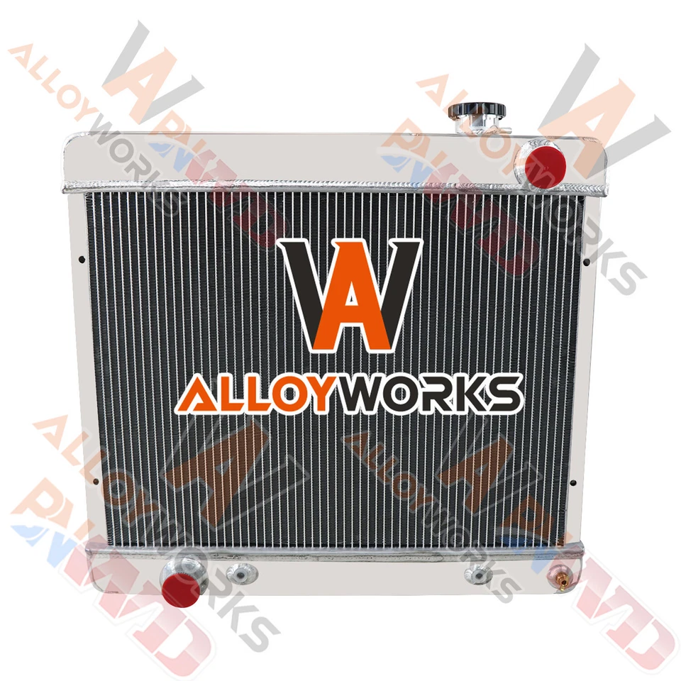 Radiador de aluminio de 4 filas para Buick LeSabre Electra/Skylark/Special V8 1960-64 62 Foto 4 de 4