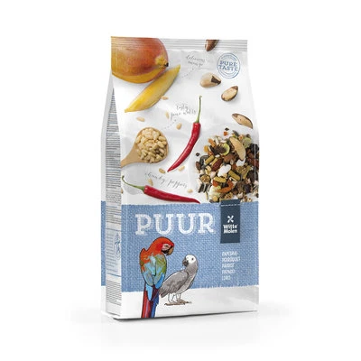 Witte Molen PUUR Papageienfutter 2 kg Mango Pinienkerne Chilischote Paranuss Ei