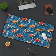 Koi Carps Fish Desk Mat Extra Large Mousepad Mouse Pad XL XXL