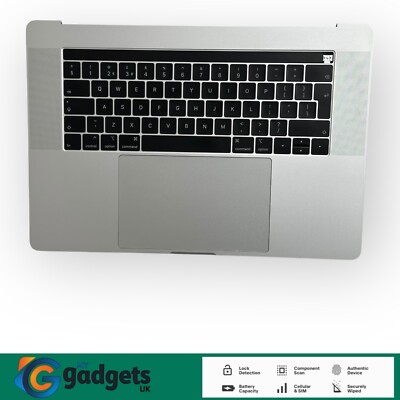Original Apple MacBook Pro 2019 15 Zoll A1990 Handballenauflage Tastatur - Silber (PRB111)
