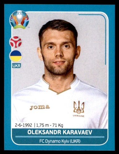 Panini UEFA Euro 2020 Preview - Oleksandr Karavaev Ukraine No. UKR9