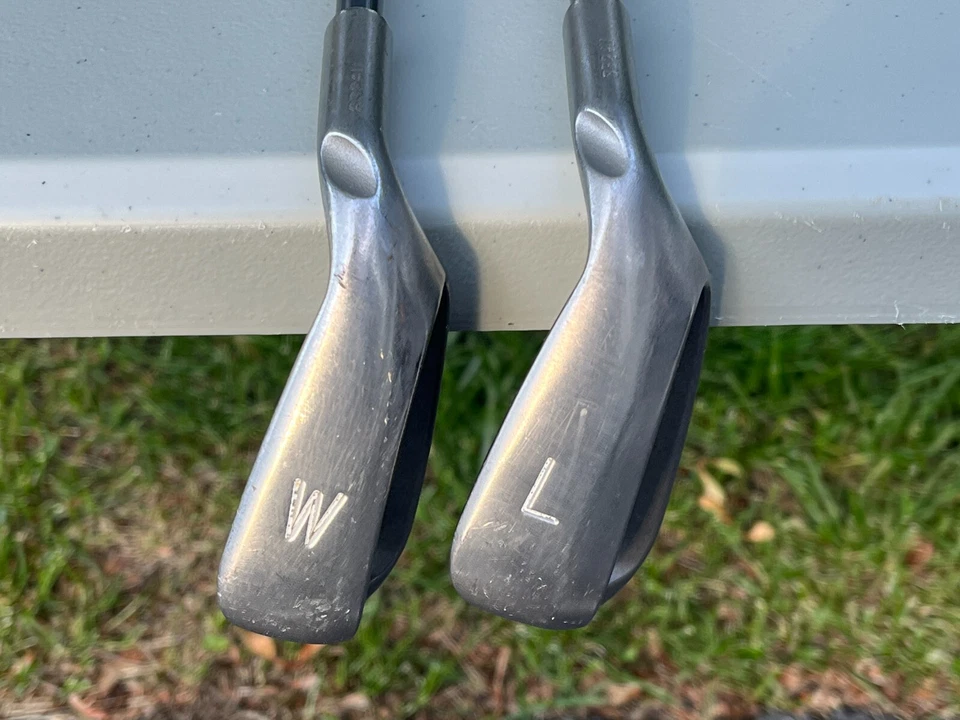 Ping G2 EZ Orange Dot Pitching Wedge W & Loft Wedge L Golf Clubs - USED & AS IS - Image 2 of 4