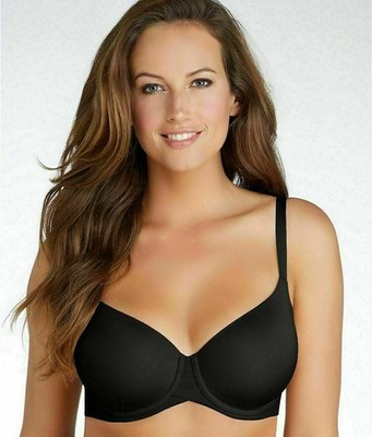 WACOAL 853281Ultimate Side Smoother Underwire T-Shirt Bra SZ 40DDD Black