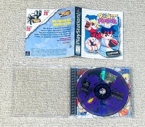 Pocket Fighter (Sony PlayStation 1, PS1) - Complete CIB - Tested