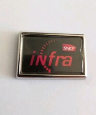 Pin's SNCF Logo Infra Nour , Black Vintage Pin