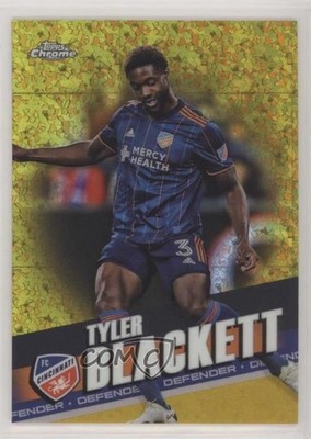 2022 Chrome MLS Gold Mini-Diamond Refractor 38/50 Tyler Blackett Rookie RC p6a