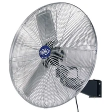 Deluxe Oscillating Wall Mount Fan 30" Diameter 1/2HP 10000CFM