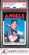 1986 TOPPS TRADED #51T WALLY JOYNER RC ANGELS PSA 9