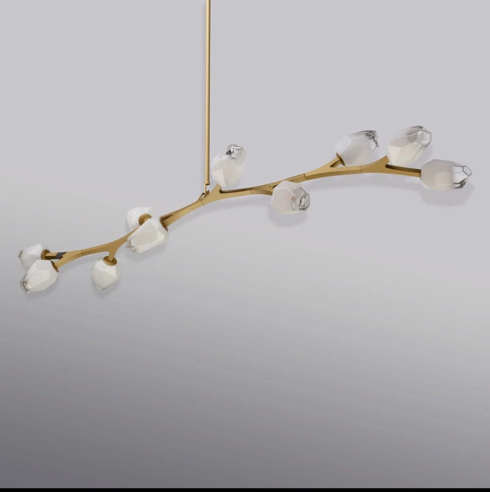 ET2 E32797-93 Flor 10 Luces 71"W Colgante LED - Latón Foto 3 de 4