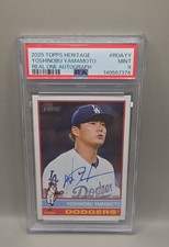 2025 Topps Heritage - Real One Autographs Yoshinobu Yamamoto #ROA-YY (AU)