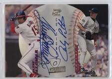1998 Topps Stadium Club Co-Signers Andy Pettitte Sandy Alomar Jr #CS20 Auto 06bg