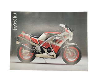 Yamaha 1980s 1987 Factory Specifications Brochure FZ600 LIT-11139-00-15