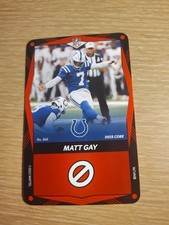 MATT GAY 2025 UNO Elite Core Edition Red #65 NFL Colts  ID:145872