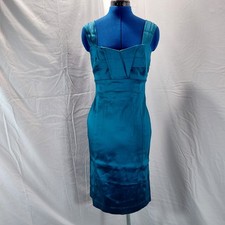 Calvin Klein  Blue Mini Dress With Wide Straps Size-S Woman’s