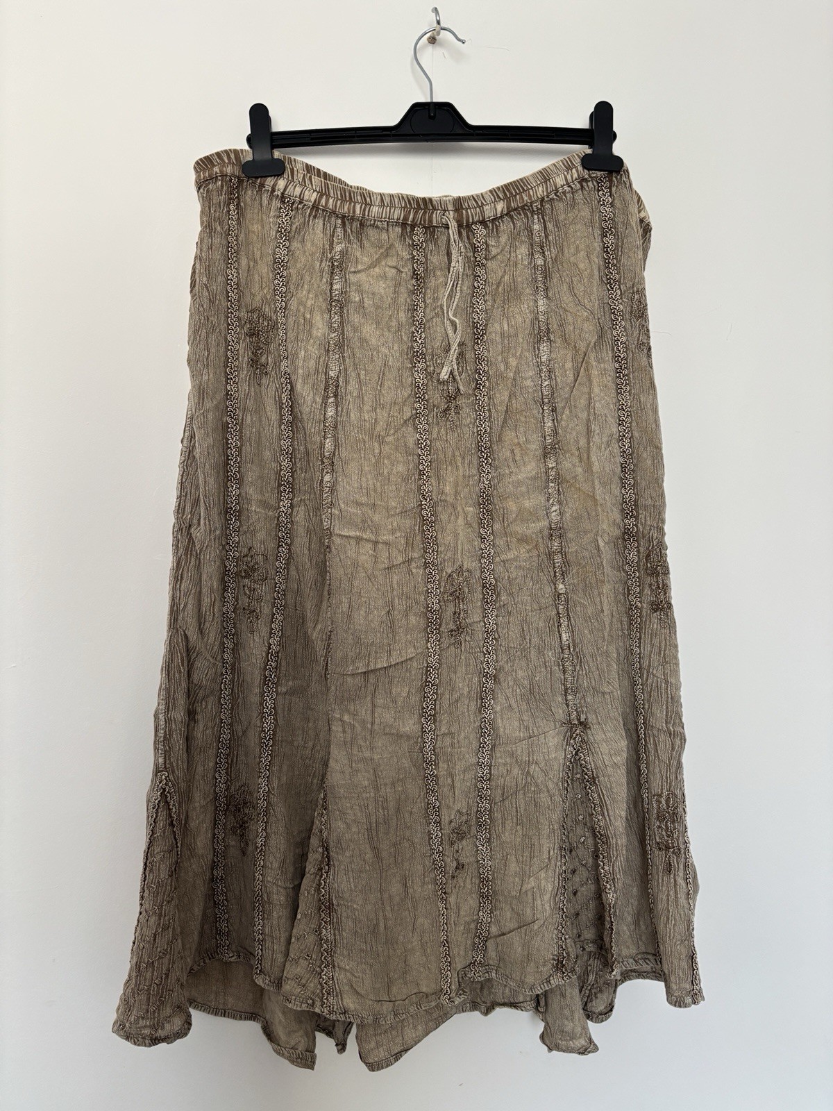 Ann Marie Flowy Viscose Long Skirt in UK Sizes 20-22