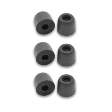 Comply 167 Core Series Memory Foam Replacement IEM Ear Tips, Black, Small