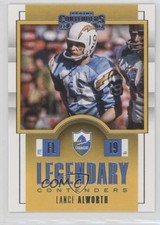 2017 Panini Contenders Legendary Contenders Lance Alworth #LC-8 HOF 0l2