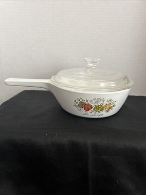Corning Ware Sauce Pan P-81-B 1 Pint With Lid La Sauge Spice Of Life Vintage