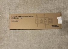 Best Buy essentials - Large Full Motion Wall Mount For 47-84” TVs