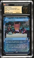 FORCED FRUITION Wilds of Eldraine Enchanting Tales Foil CGC Pristine 10 MTG