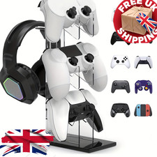 Universal 3-Tier Controller & Headphone Holder Stand for PS5 PS4 Gaming Desk UK