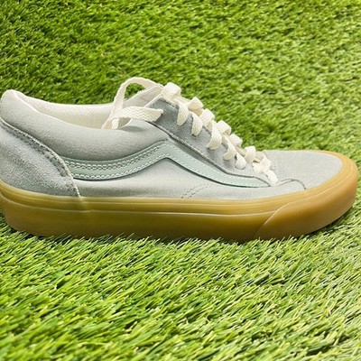 Vans Style 36 Mens Size 8 Womens 9.5 Gray Blue Athletic Skateboard Shoes Sneaker