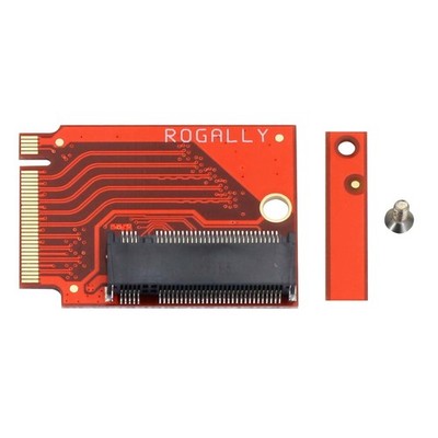Rog Ally Handheld Conversion 2230 To 2280 SSD Hard Drive Expansion Adapter Red