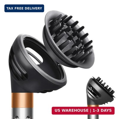 Wave and Curl Diffuser Attachment Compatible with Dyson Airwrap Style, Airwrap C