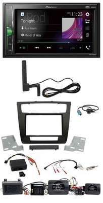 Pioneer MP3 DAB Lenkrad 2DIN Bluetooth Autoradio für BMW 1er Aktiv PDC aut. Klim