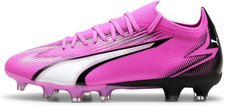 Puma ULTRA MATCH FG/AG Women's Girl's Football Boots Size UK 4 Pink Brand New