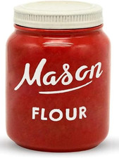 Mason Jar Flour Container - Decorative Flour Canister Mason Jars - Kitchen Food 