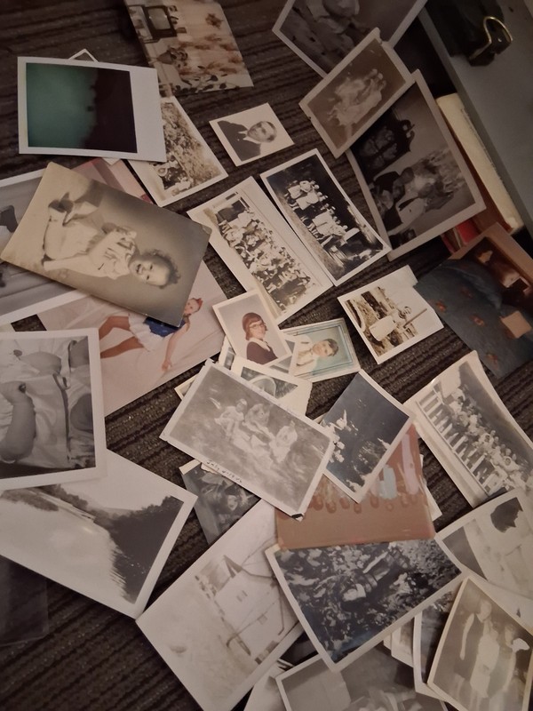 Vintage Antique Photo Lot 35+ Snapshot Portrait Vintage Ephemera Junk Journal