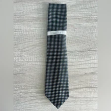 Perry Ellis Hillern Neat Blue & Gold Tie