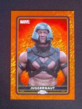 2025 Topps Chrome Deadpool Juggernaut #33 Orange Shimmer /25