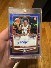 2024-25 Panini Optic Jalen Bridges Auto /25 SSP RC Celtics